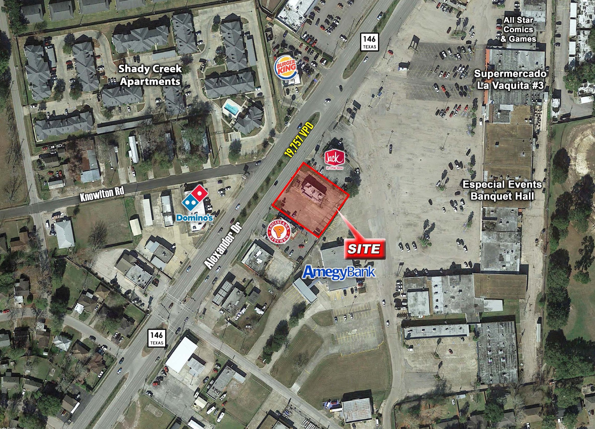 Baytown, TX - Freestanding Restaurant Building (100% Leased) 