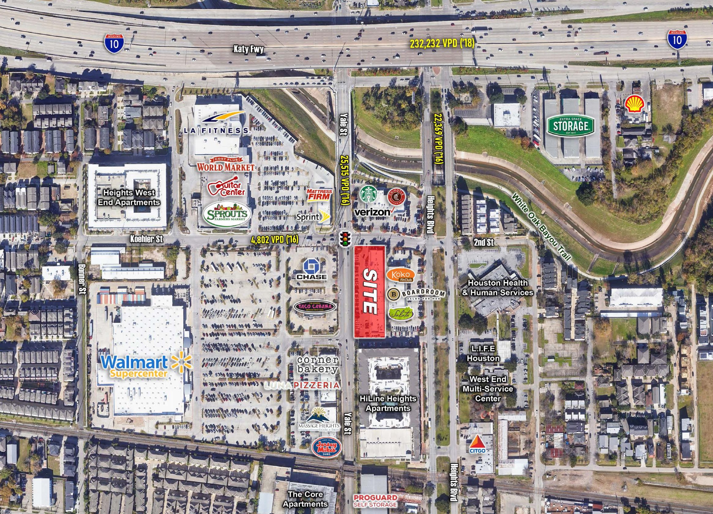 Houston, TX - I-10 & Yale Street