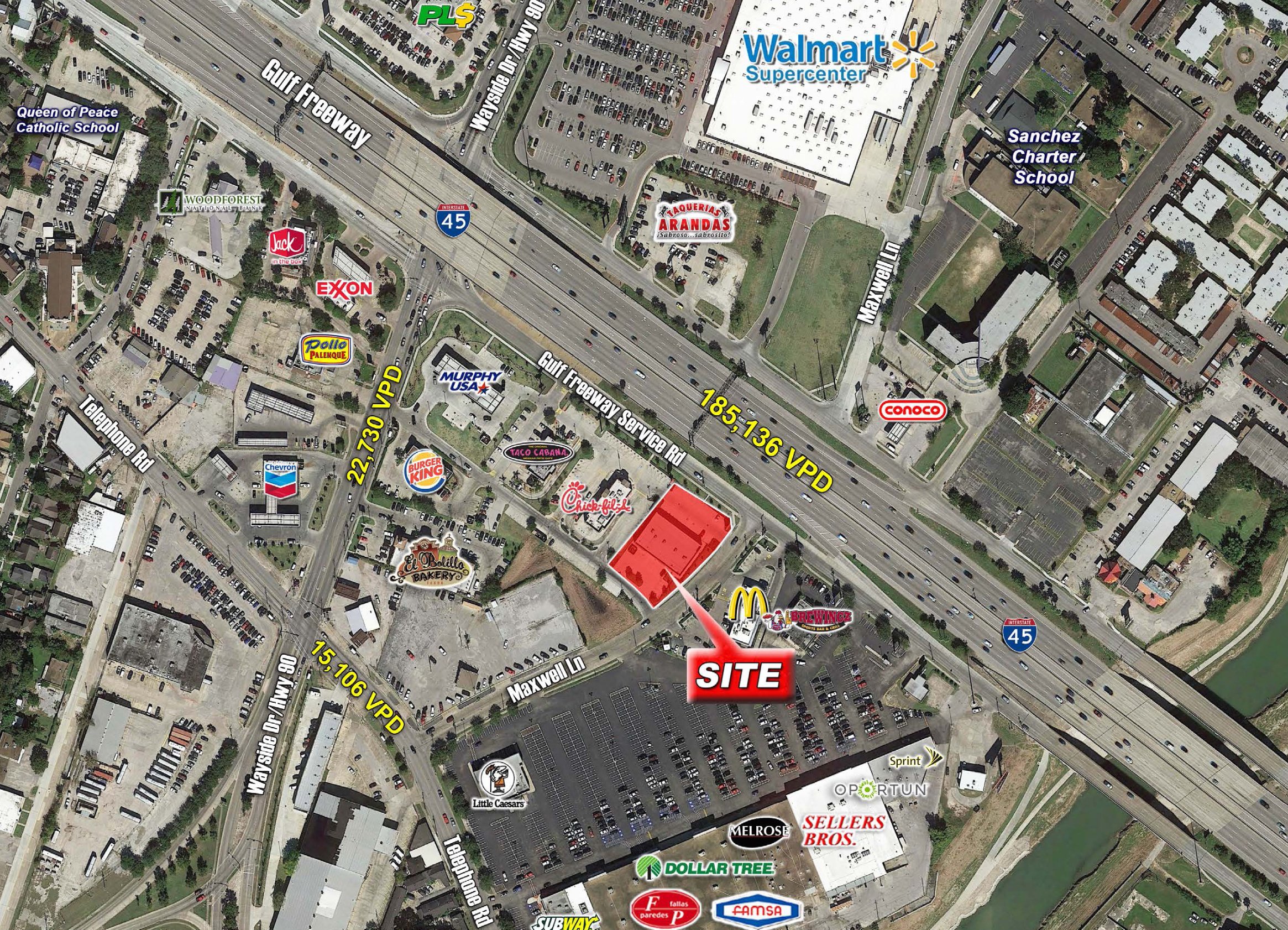 Houston, TX - I-45 & Maxwell